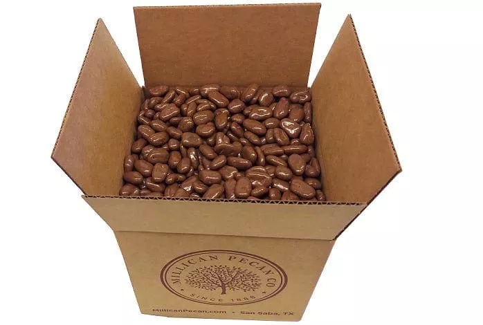 Milk Chocolate Pecans - 25 lbs. Bulk