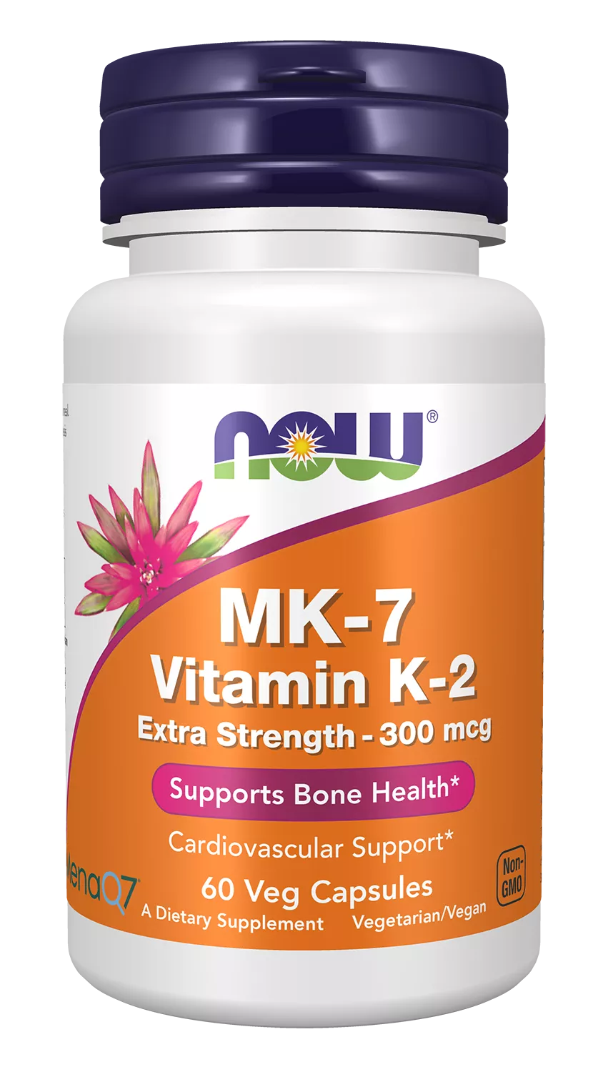 MK-7 Vitamin K-2, Extra Strength 300 mcg Veg Capsules