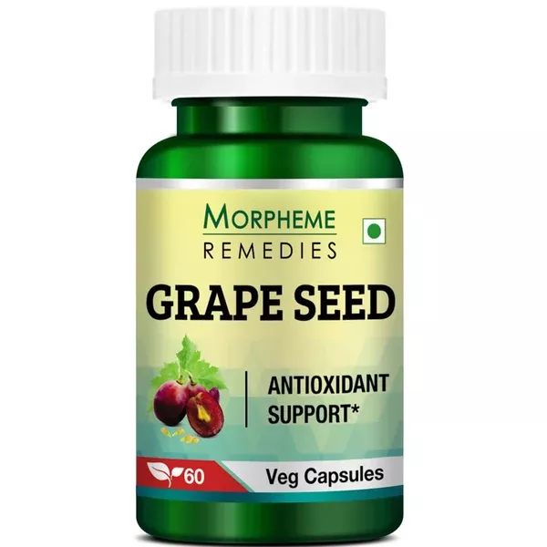 Morpheme Remedies Grape Seed Capsules - 60 Capsules