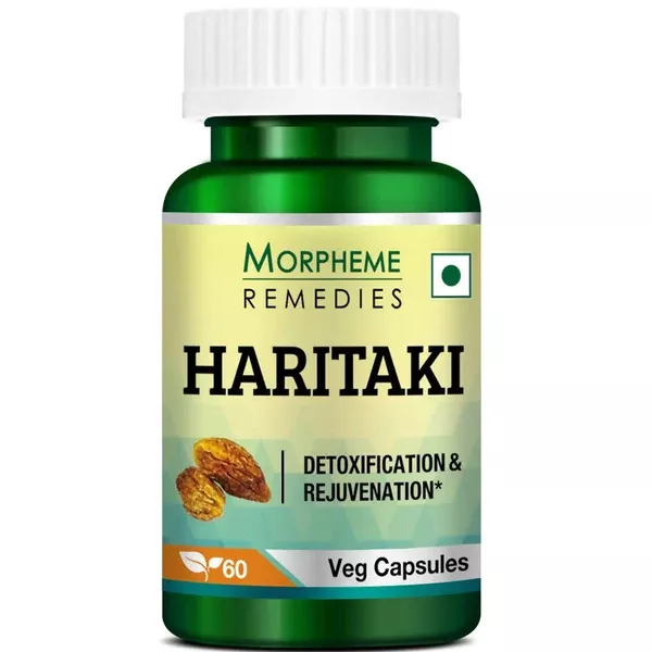 Morpheme Remedies Haritaki Capsules - 60 Capsules
