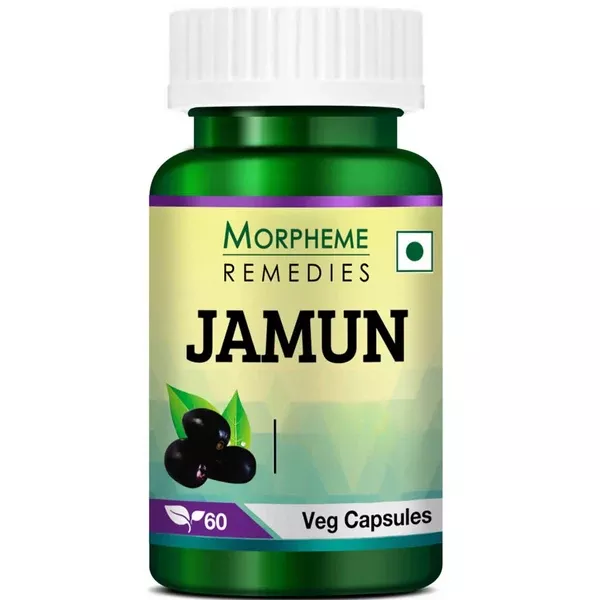 Morpheme Remedies Jamun Capsules - 60 Capsules