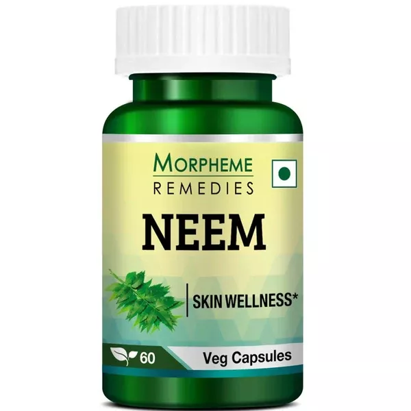 Morpheme Remedies Neem Capsules - 60 Capsules
