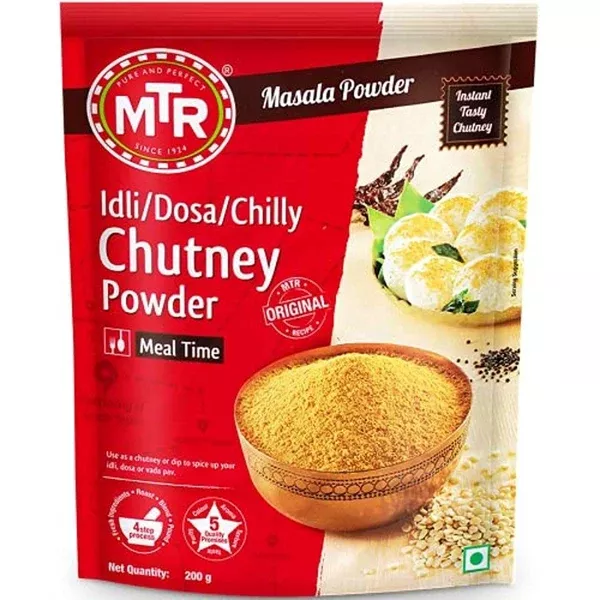 MTR Idli/Dosa/Chilli - Chutney Powder - 200 gm