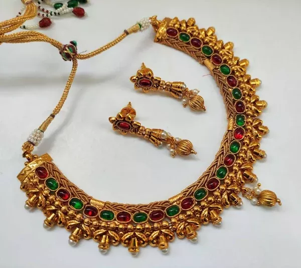 Multicolor Kemp Designer Necklace Set
