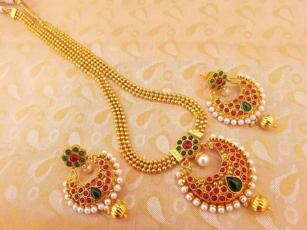 Multicolor Kemp Long Necklace Set - Multicolor Kemp Long Necklace Set