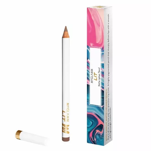 MYGLAMM LIT Matte Lip Liner Pencil - Basic (1.14 Gm) - 1.14 Gm