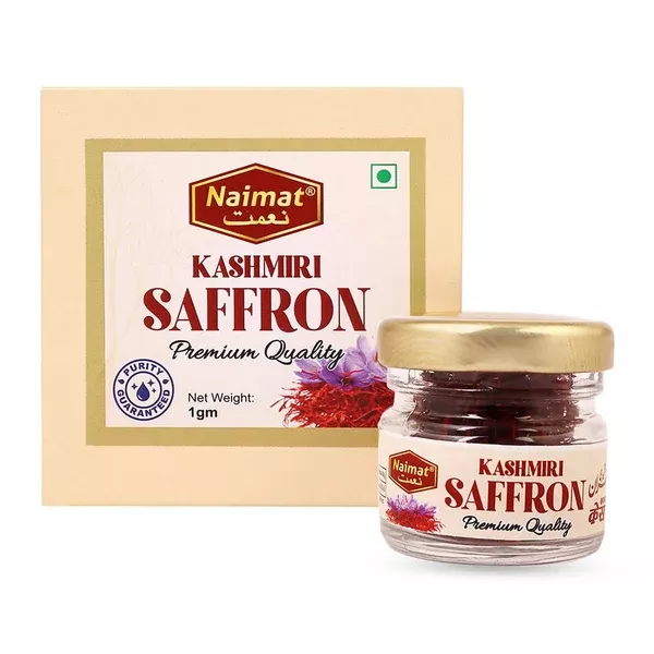 Naimat Kashmiri Saffron Premium Quality - Pack of 1