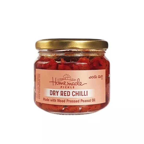 Nature's Trunk Dry Red Chilli Pickle - 300 gm