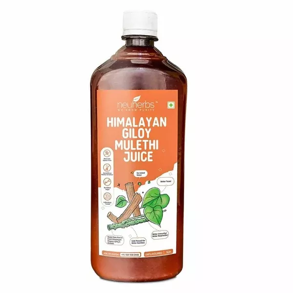 Neuherbs Himalayan Giloy Mulethi Juice - 1 L