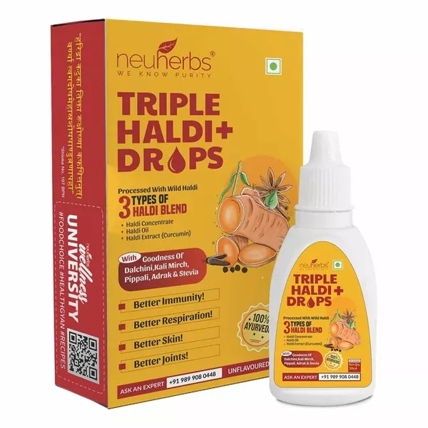 Neuherbs Triple Haldi Plus Drops - 30 ml