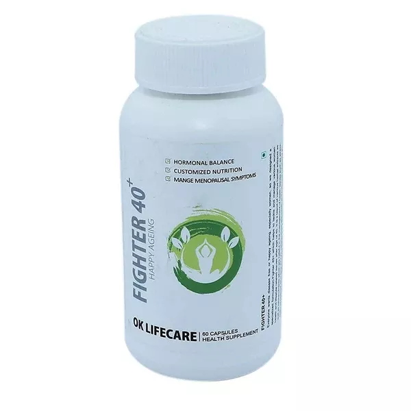 Ok Life Care Fighter 40 Plus Capsules - 60 Capsules