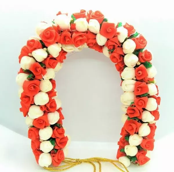 Orange Flower Mogra Gajra