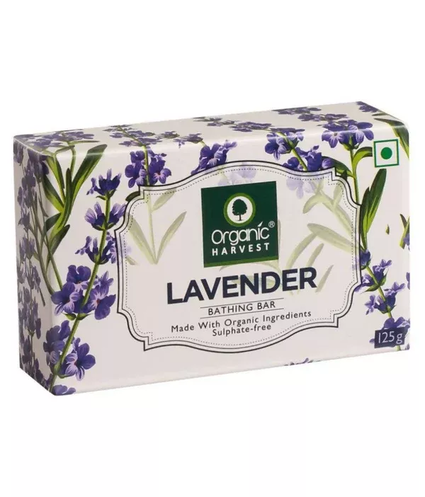 Organic Harvest Lavender Bathing Bar - 125 Gm