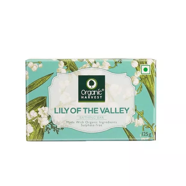 Organic Harvest Lily of the Valley Bathing Bar - 125 Gm