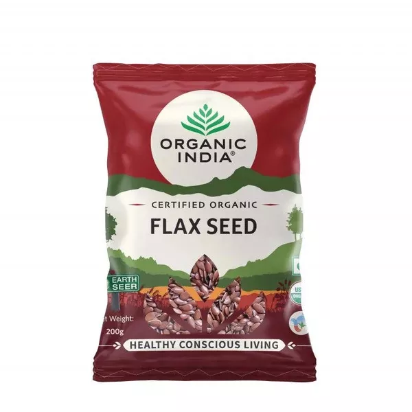 Organic India Flax Seeds - 200 gm