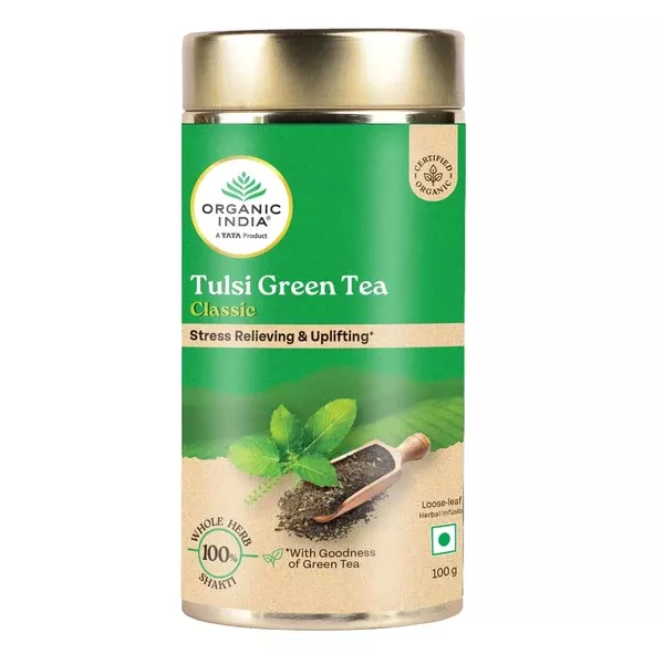 Organic India The Tulsi Green Tea 100gm