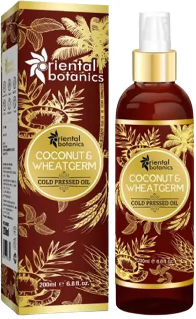 Oriental Botanics Coconut & Wheatgerm Cold Pressed Oil - 200 ml