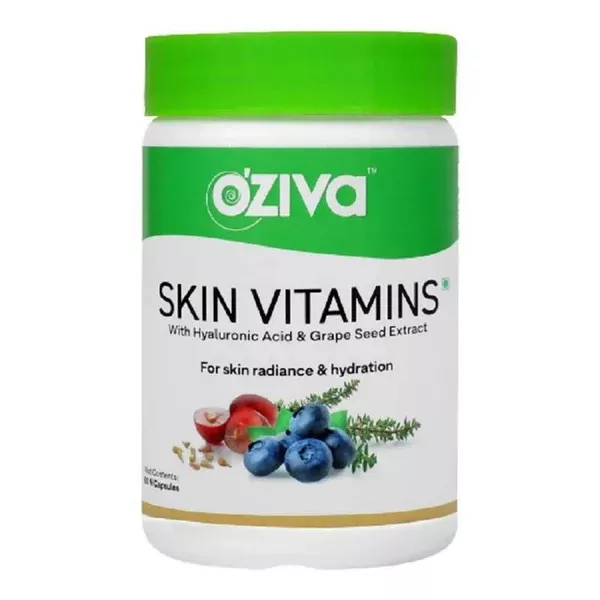 OZiva Skin Vitamins - 60 Capsules