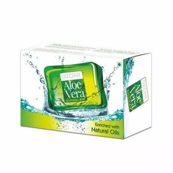Ozone Aloe Vera Bathing Bar - 125 Gm