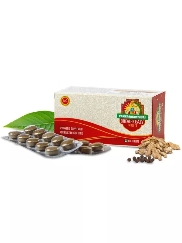 Pankajakasthuri Breathe Eazy Tablets - 60 tab