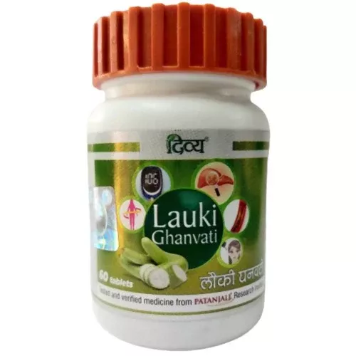 Patanjali Divya Lauki Ghanvati Tablets - 60 tabs
