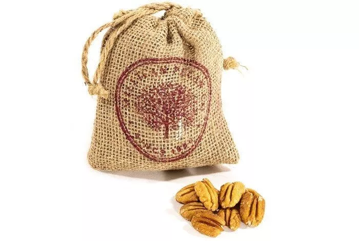 Pecan Halves - 4oz Burlap Bag