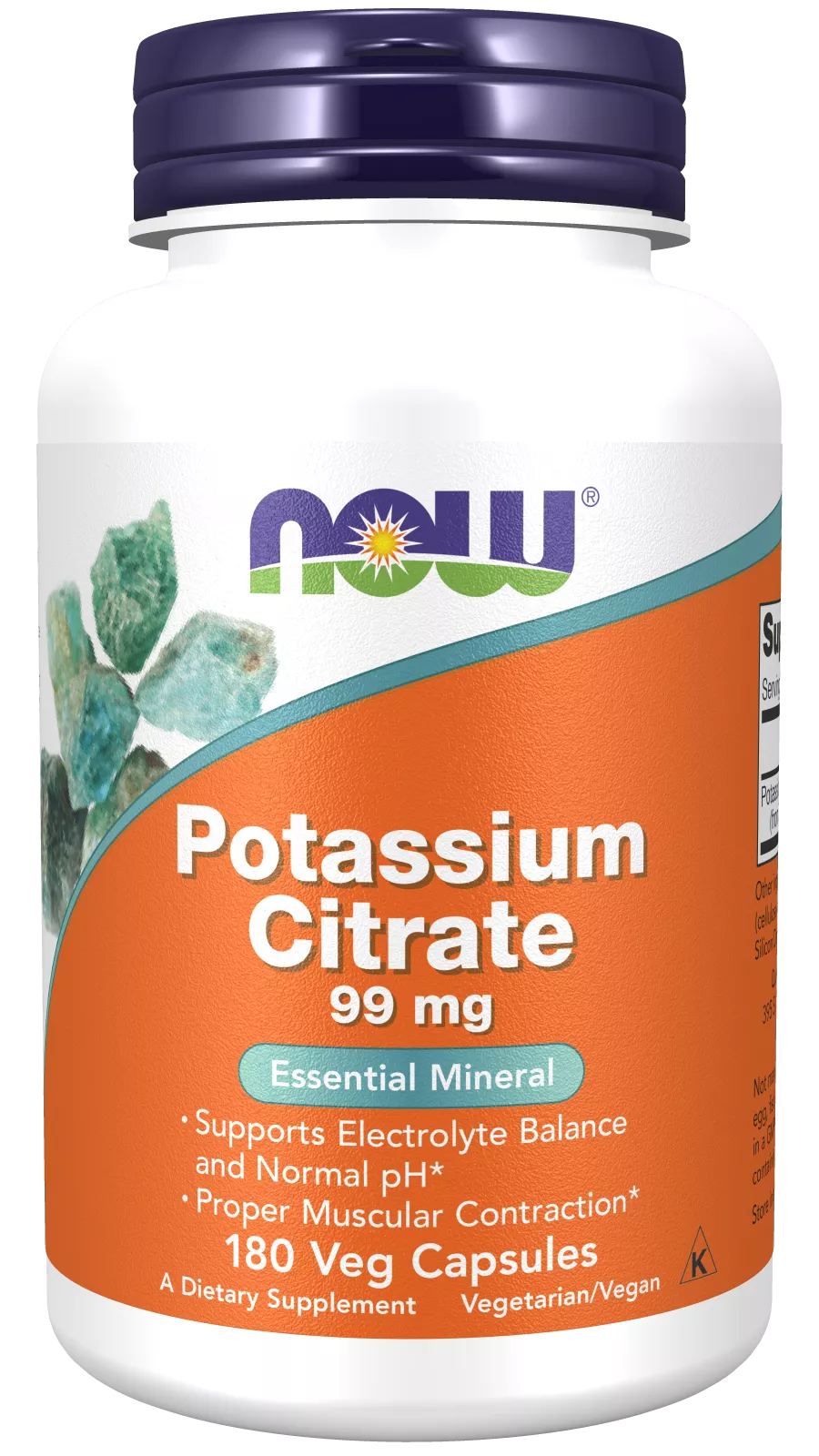 Potassium Citrate 99 mg Veg Capsules