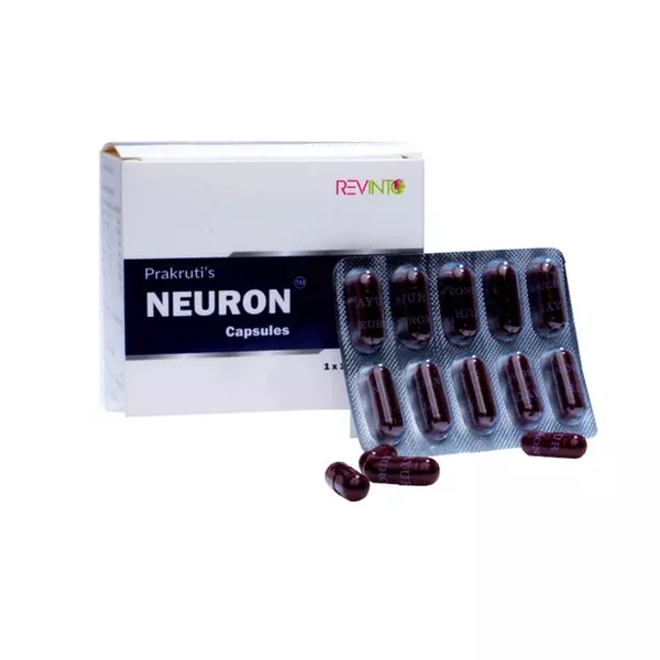 Prakruti Ayurveda Neuron Capsules - 100 tabs