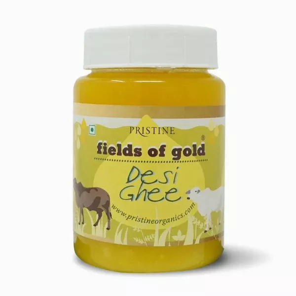 Pristine Fields of Gold - Desi Ghee | Vedic Bilona Method | Churned From Curd | Pure & Natural | - 100 ml