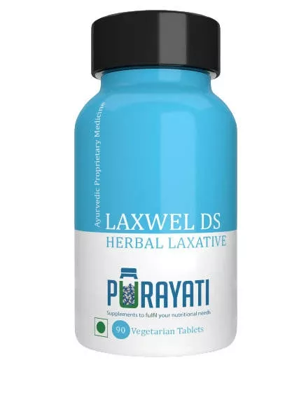 Purayati Laxwel DS Herbal Laxative Tablets - 90 Tablets