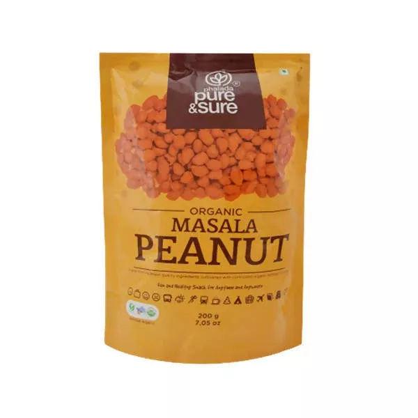 Pure & Sure Organic Masala Peanut - 200 gm