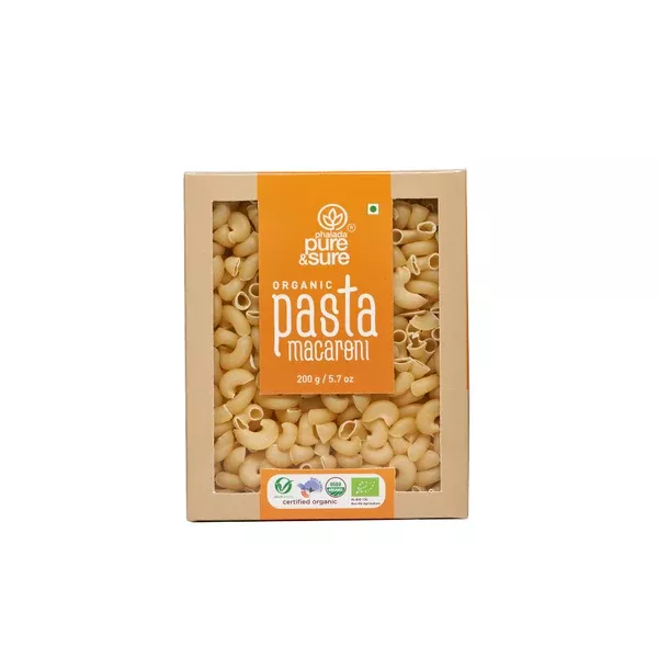 Pure & Sure Organic Pasta Macaroni - 200 gm