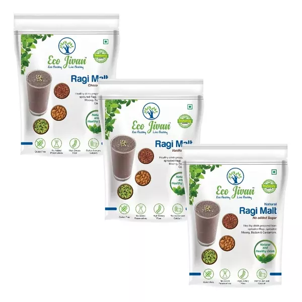 Ragi Malt Combo (3 x 200gms) - Combo Pack of 1