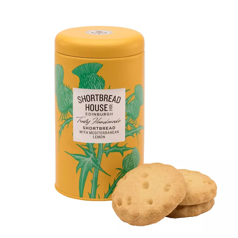 SALE Mediterranean Lemon Shortbread Tin
