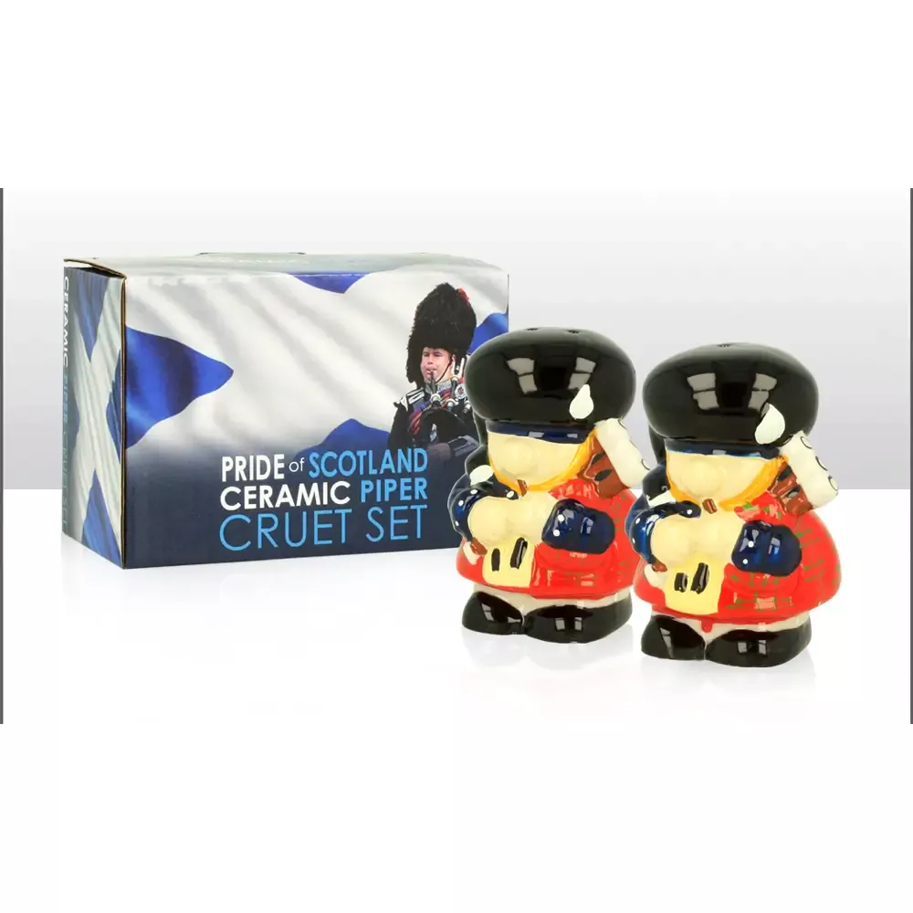 SALE Piper Salt & Pepper Shakers - ceramic