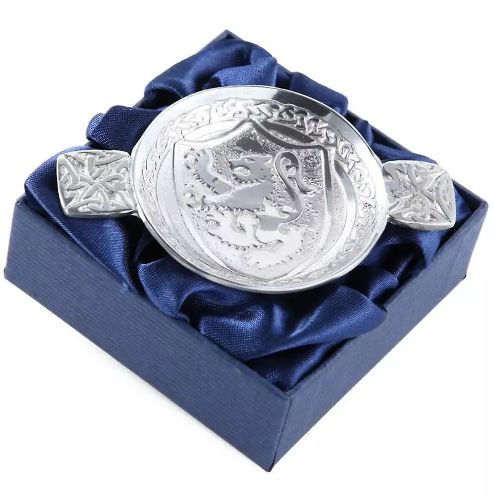 SALE Rampant Lion Mini Flat Quaich