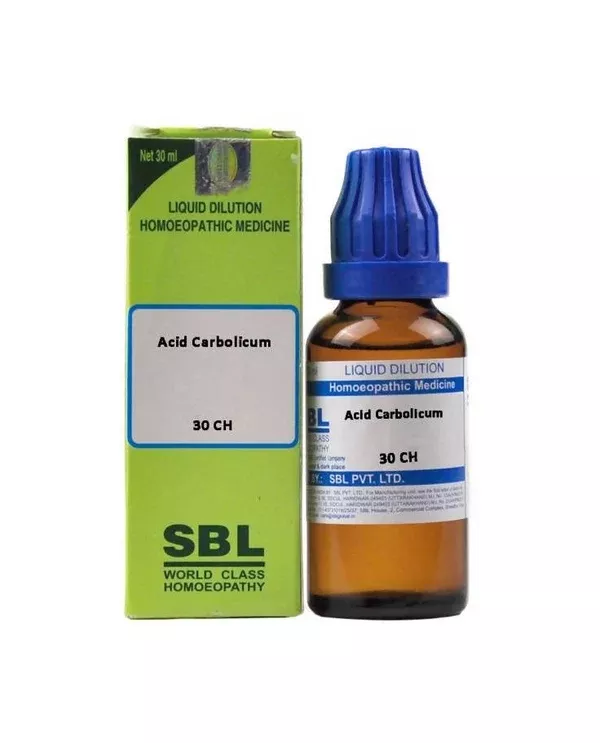 SBL Homeopathy Acid Carbolicum Dilution - 30 CH - 30 ml