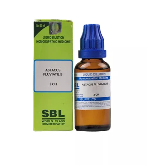 SBL Homeopathy Astacus Fluviatilis Dilution - 3 CH - 30 ml
