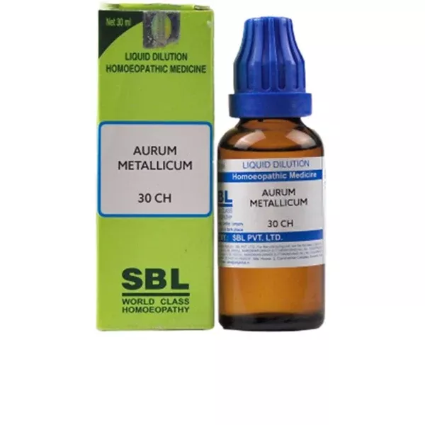 SBL Homeopathy Aurum Metallicum - 30 CH - 30 ml