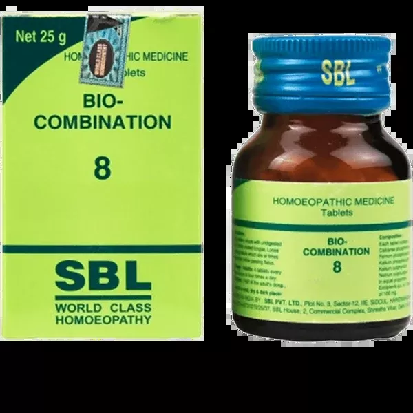 SBL Homeopathy Bio-Combination 8 Tablets - 25 gm