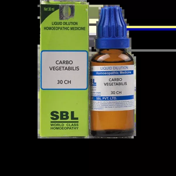 SBL Homeopathy Carbo Vegetabilis Dilution - 6 CH - 30 ml