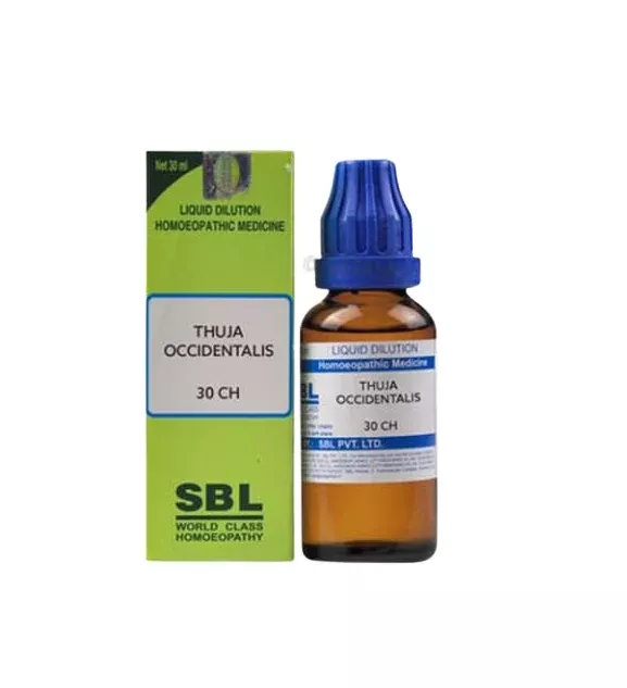 SBL Homeopathy Thuja Occidentalis Dilution - 6 CH - 30 ml
