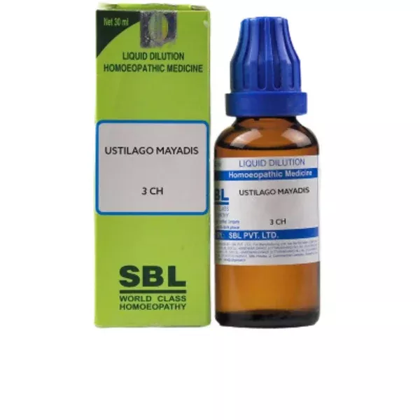 SBL Homeopathy Ustilago Mayadis Dilution - 3 CH - 30 ml