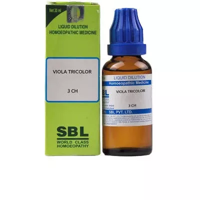 SBL Homeopathy Viola Tricolor Dilution - 3 CH - 30 ml