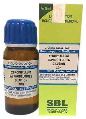 SBL Homeopathy Xerophyllum Asphodelodies Dilution - 3 CH - 30 ml