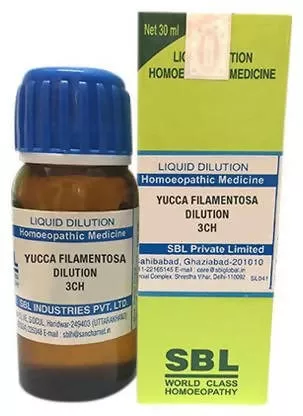 SBL Homeopathy Yucca Filamentosa Dilution - 6 CH - 30 ml