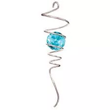 Silver-Aqua Tail Spinner
