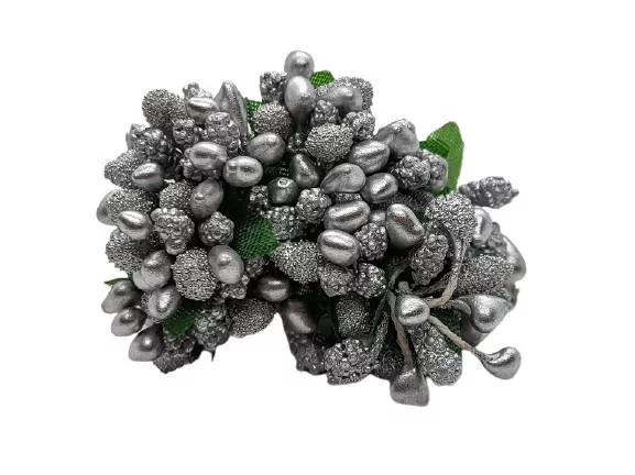 Silver Artificial Flower Pollens