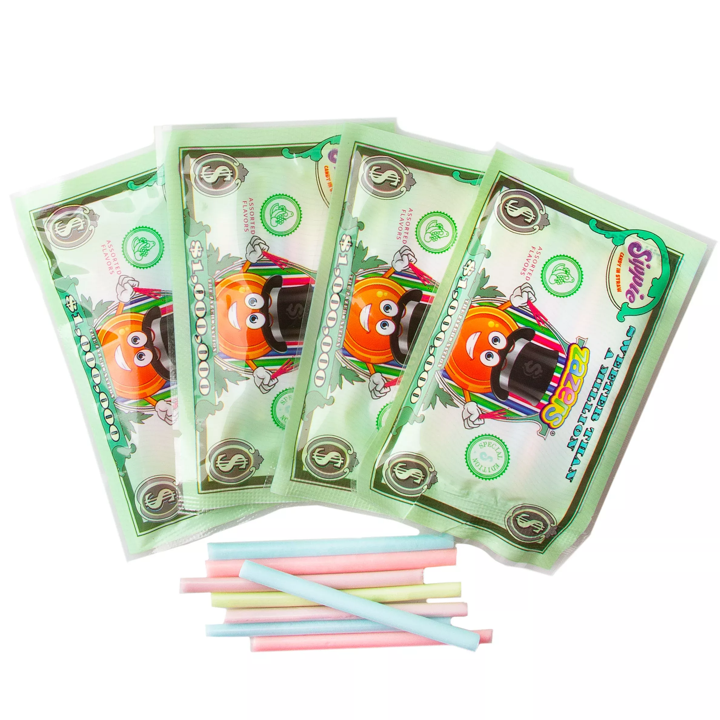 Sippie Candy in Straw - Assorted - 30CT Bag