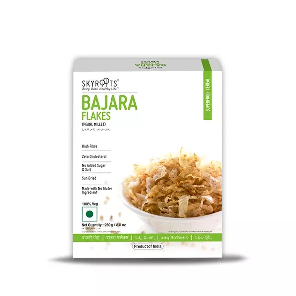 Skyroots Bajara (Pearl Millet) Flakes - 250 gm